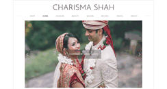 Desktop Screenshot of charismashah.com
