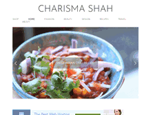 Tablet Screenshot of charismashah.com